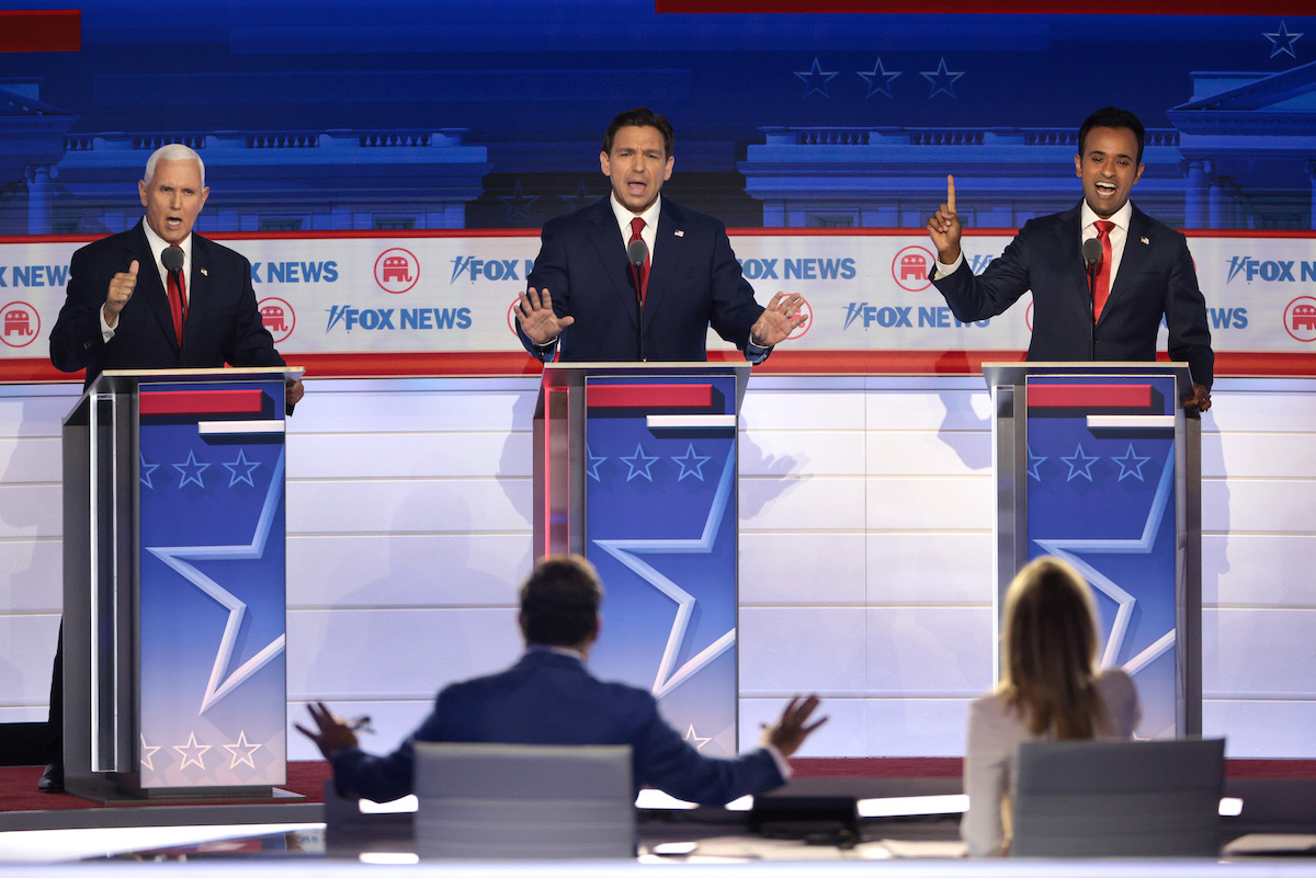 Resumen del debate republicano de 2023: un completo incendio en un contenedor de basura