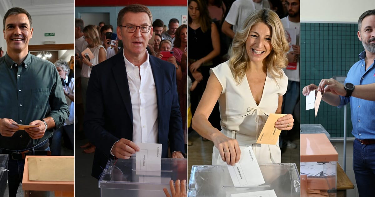Se ralentiza la participación en las elecciones españolas – POLITICO