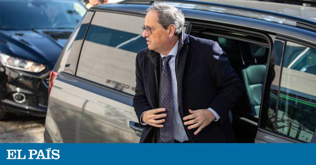 Quim Torra: El presidente catalán se niega a acatar la decisión del Tribunal Supremo de destituirle del escaño |  Cataluña |  España