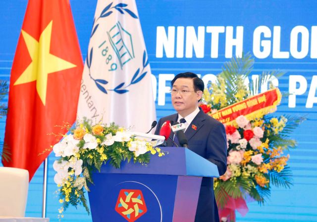 Presidente de la Asamblea Nacional de Vietnam pronuncia discurso de apertura en IX Conferencia Mundial de Jóvenes Parlamentarios
