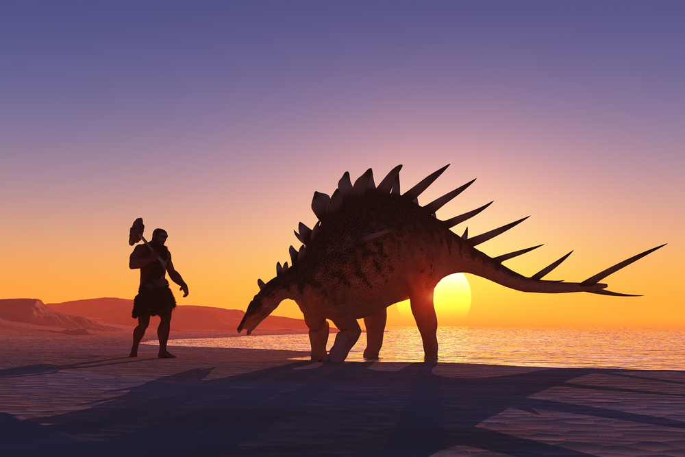 ¿Vivieron alguna vez los humanos y los dinosaurios juntos?