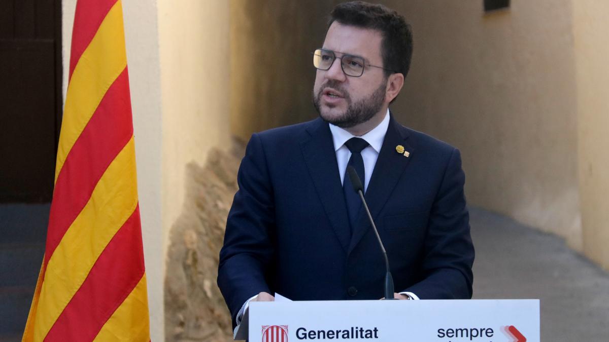Aragonès avisa a Sánchez que la resolución del conflicto catalán “solo puede pasar por un referéndum”