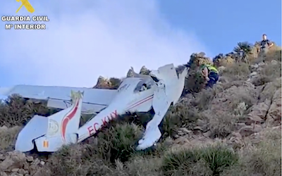 Dos muertos en accidente aéreo