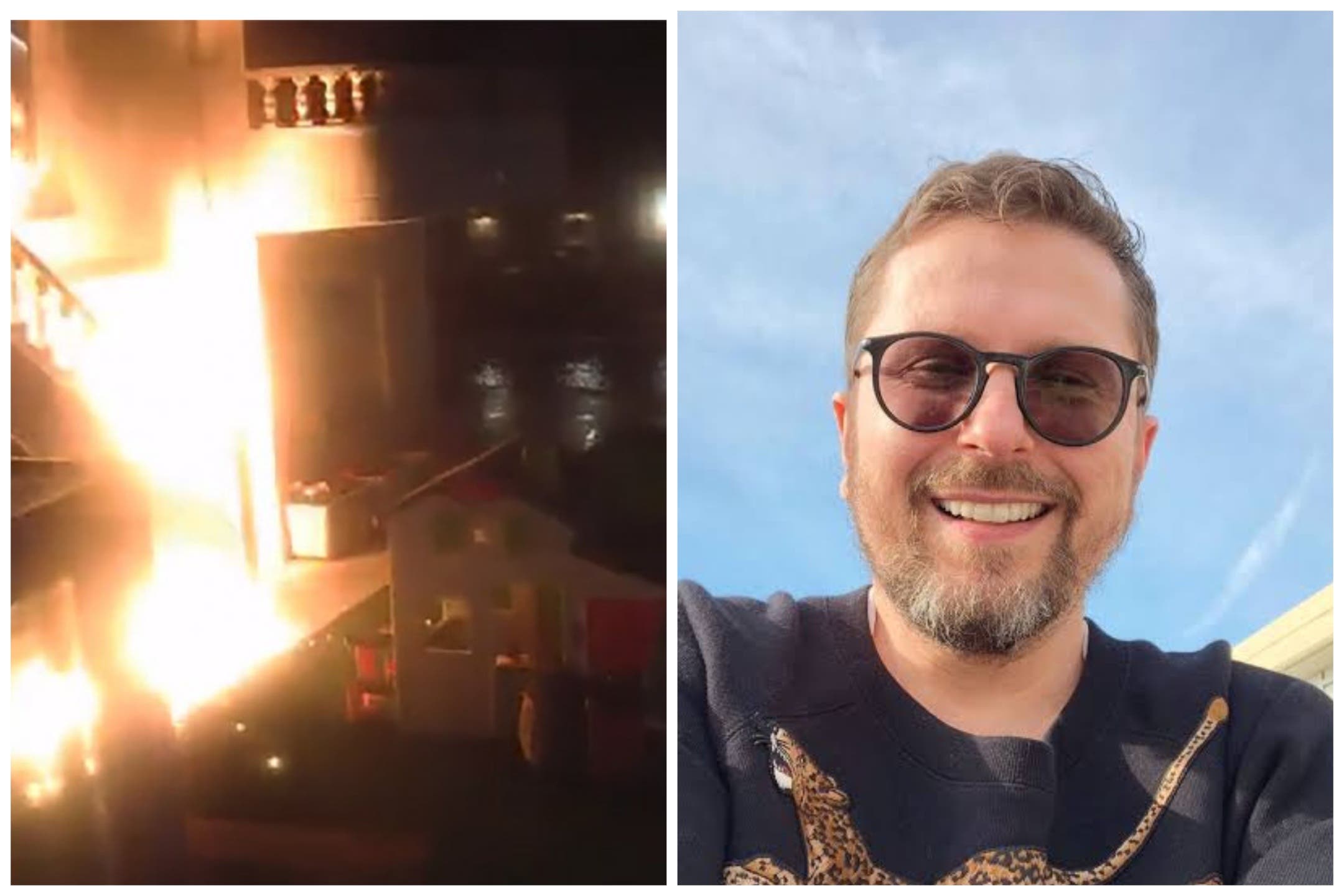 MIRA: Momento en el que la casa de un periodista ucraniano es bombardeada con cócteles molotov en España después de años de amenazas por parte de grupos neonazis