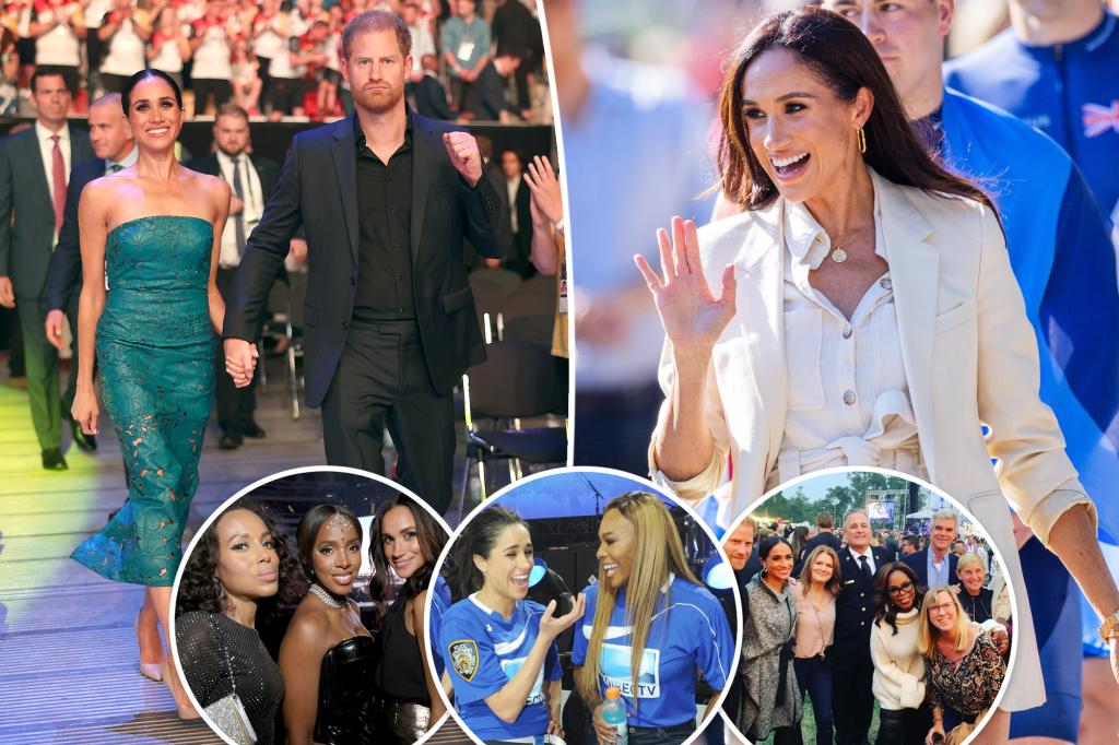 Dentro de la vida social repleta de estrellas de Meghan Markle en California