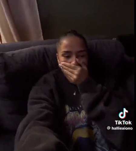 La novia de Puka Nacua comparte una reacción impagable ante el primer touchdown de su carrera en la NFL