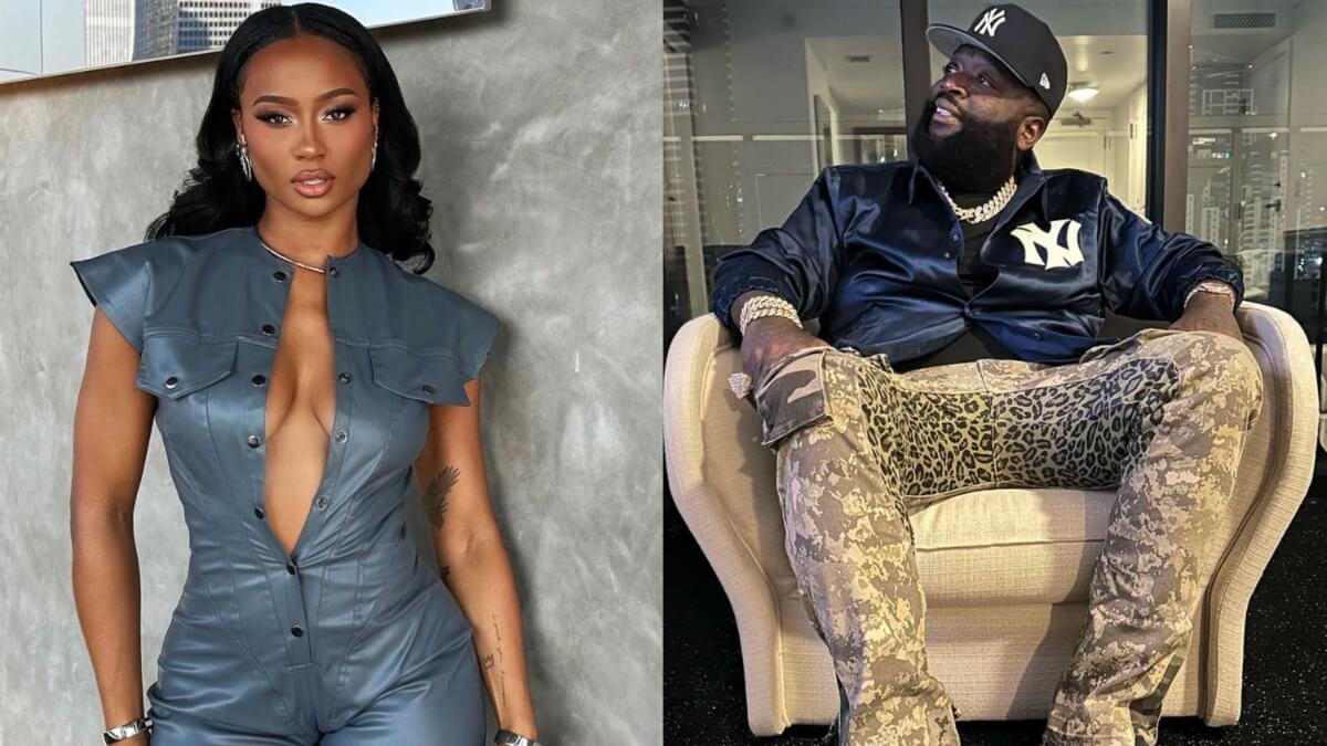 Rick Ross estaciona su Maybach en los comentarios de IG de Kayla Nicole, aparentemente dispara su tiro al viejo amor de Travis Kelce
