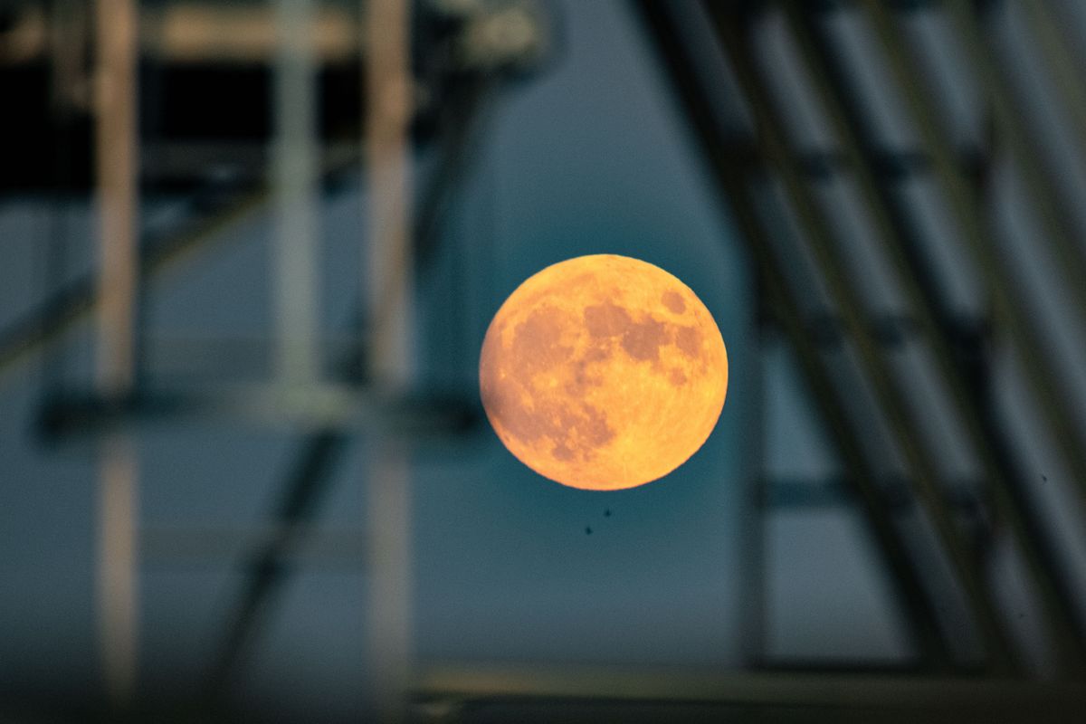 La brillante Luna de la Cosecha, la última superluna de 2023, cautiva a los observadores de estrellas de todo el mundo (fotos)