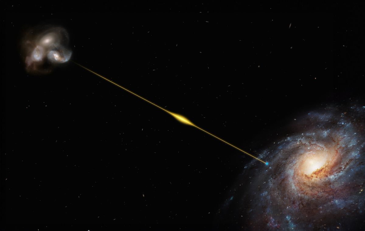 Una ráfaga de radio que batirá récords podría ayudarnos a encontrar la materia que falta en el universo