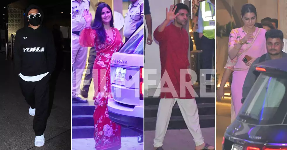 Katrina Kaif, Kriti Sanon, Ranveer Singh y otros regresan a Mumbai.  Ver fotos: