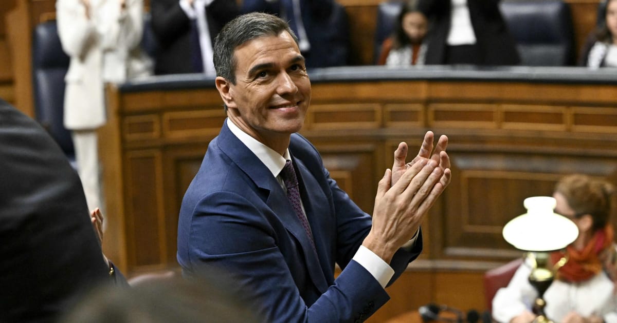 El parlamento español confirma a Pedro Sánchez como primer ministro – POLITICO