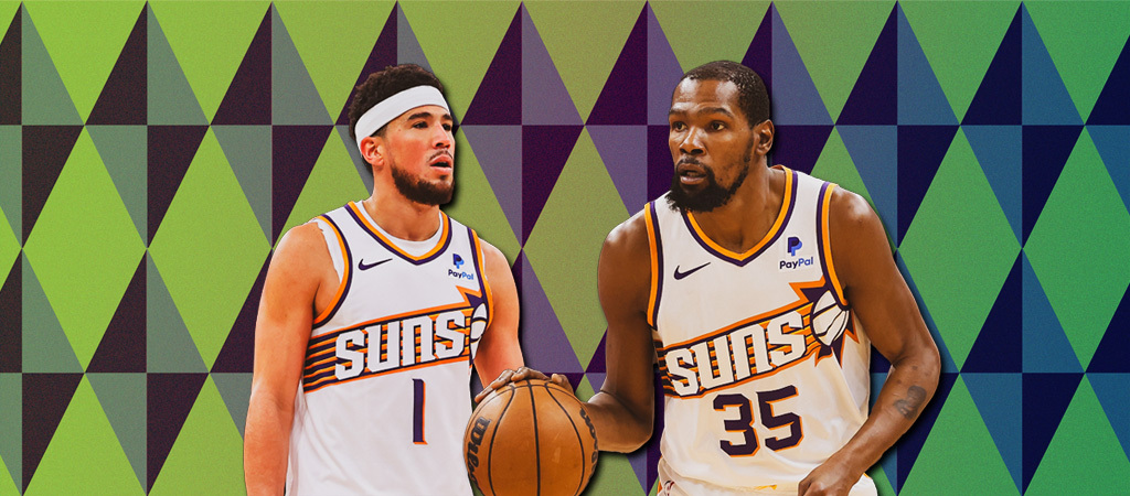 La creación de obras de Devin Booker y Kevin Durant tiene a los soles rodando