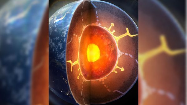 El agua que se filtra hacia el núcleo de la Tierra puede haber generado una capa misteriosa que produce cristales