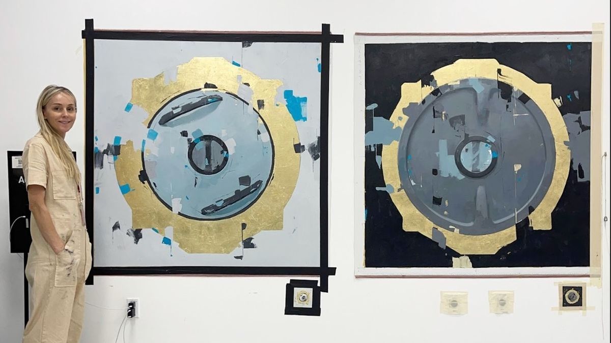 Artista en residencia de SpaceX habla sobre cómo pintar naves espaciales y satélites Starlink