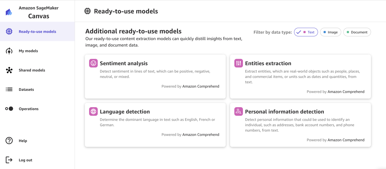 Utilice el aprendizaje automático sin escribir una sola línea de código con Amazon SageMaker Canvas