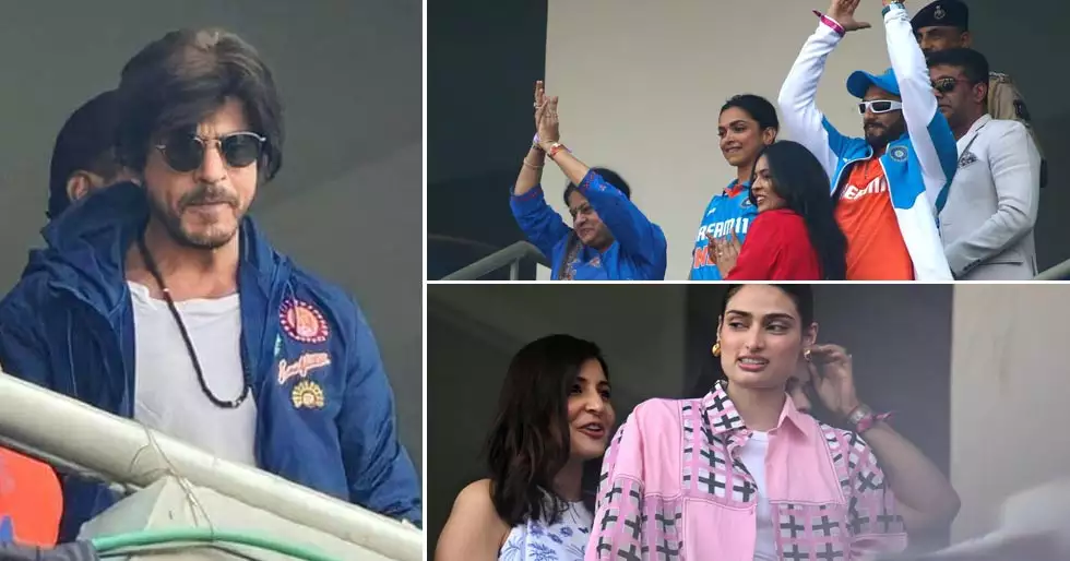 Shah Rukh Khan, Deepika Padukone, Ranveer Singh y otros en la Copa Mundial de Cricket 2023. Fotos: