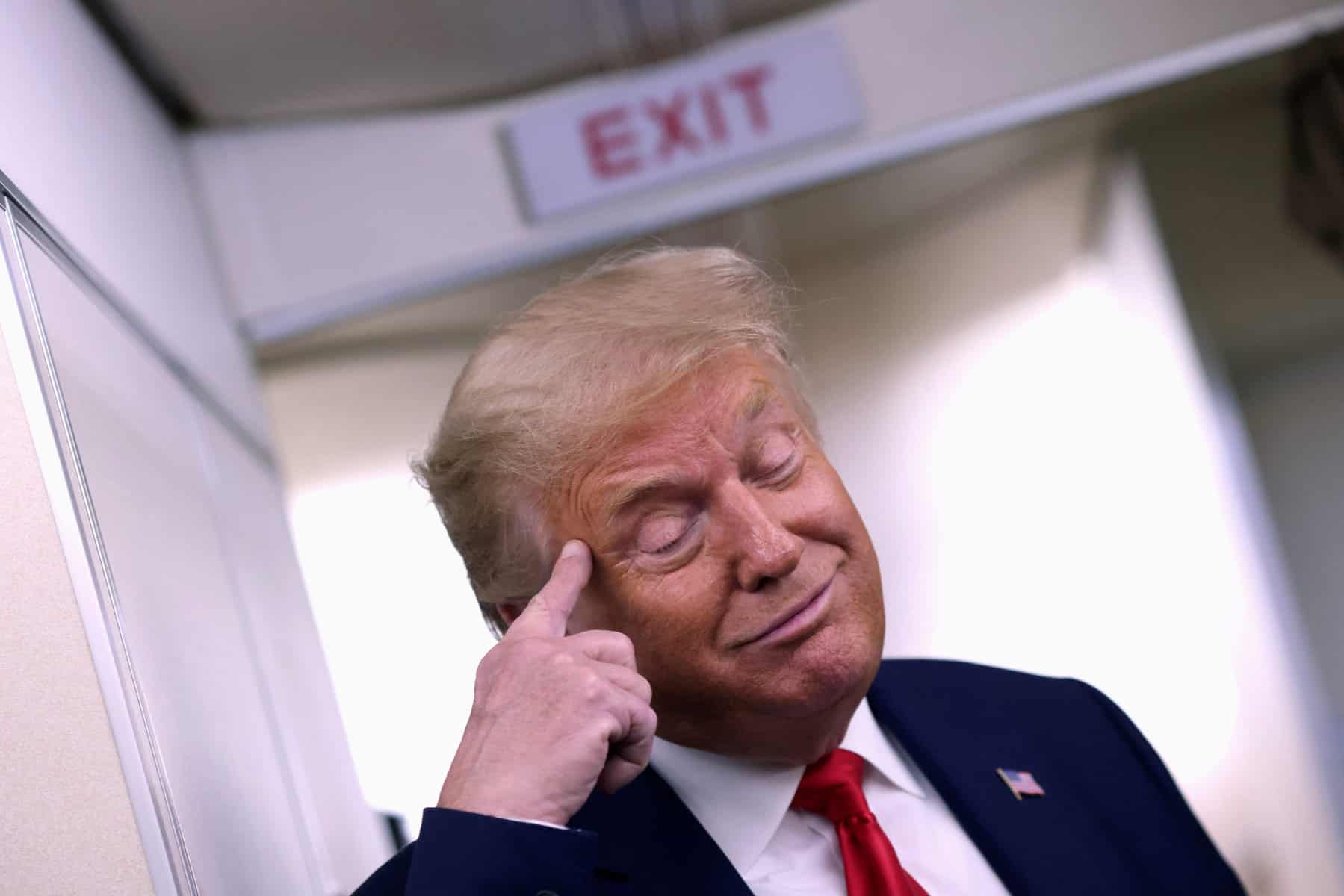 El cerebro golpista Donald Trump afirma que Joe Biden es un insurreccional