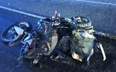 Motociclista asesinado en Canyon Road