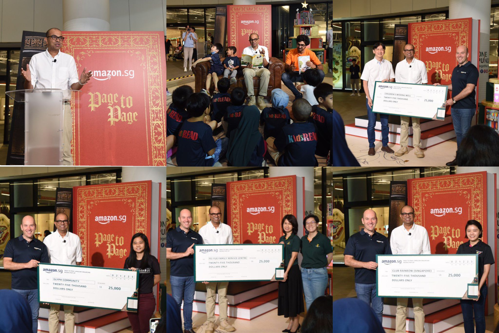 Amazon dona 100.000 dólares singapurenses en efectivo a organizaciones sin fines de lucro locales, Delivering Smiles to Children en Singapur