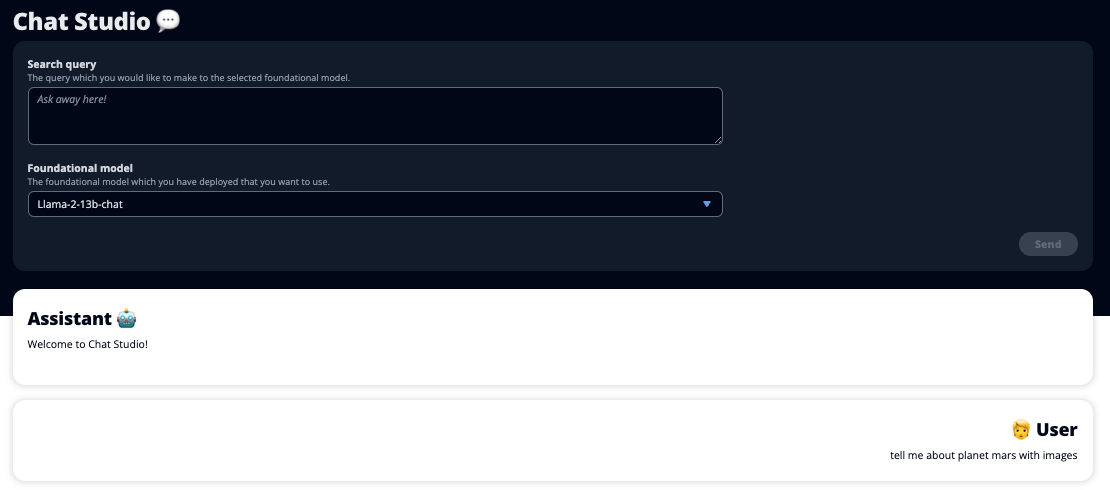 Cree una interfaz de usuario web para interactuar con LLM mediante Amazon SageMaker JumpStart