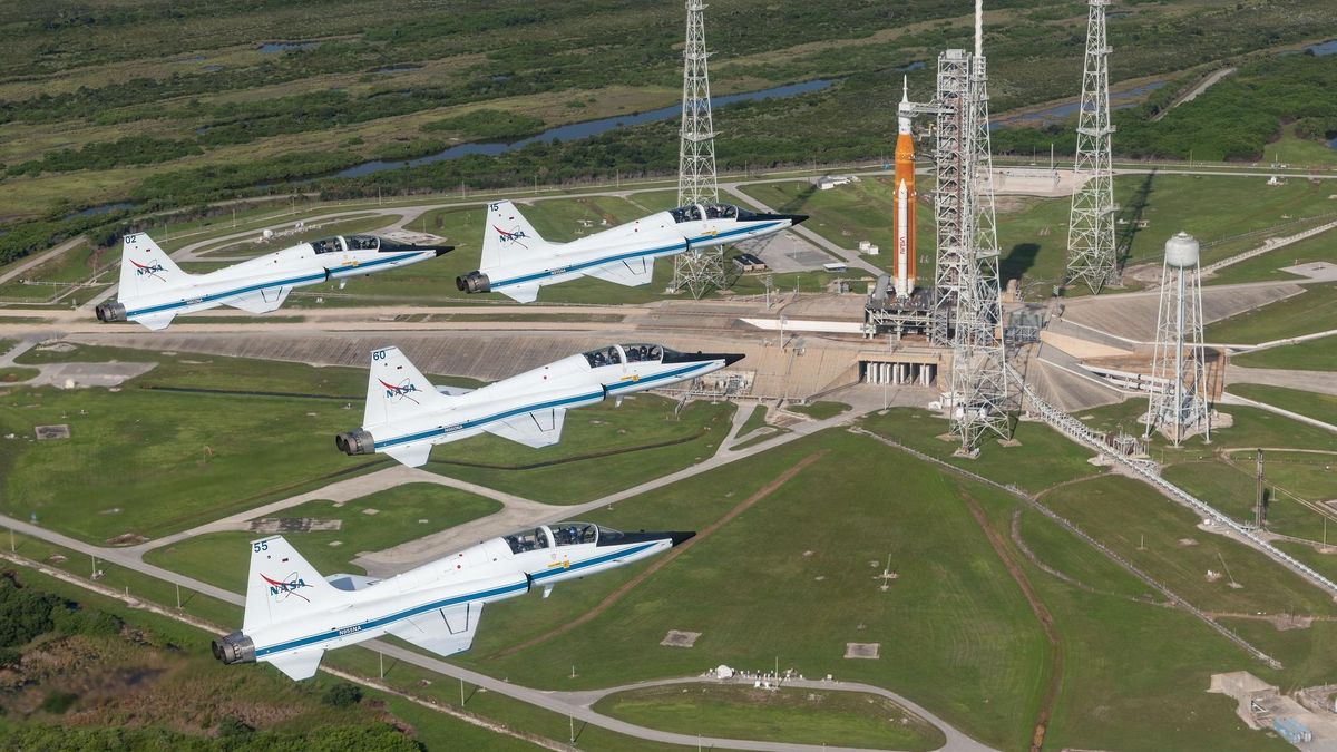 ¿Cómo es hacer vibrar un cohete lunar Artemis SLS con un chorro supersónico?