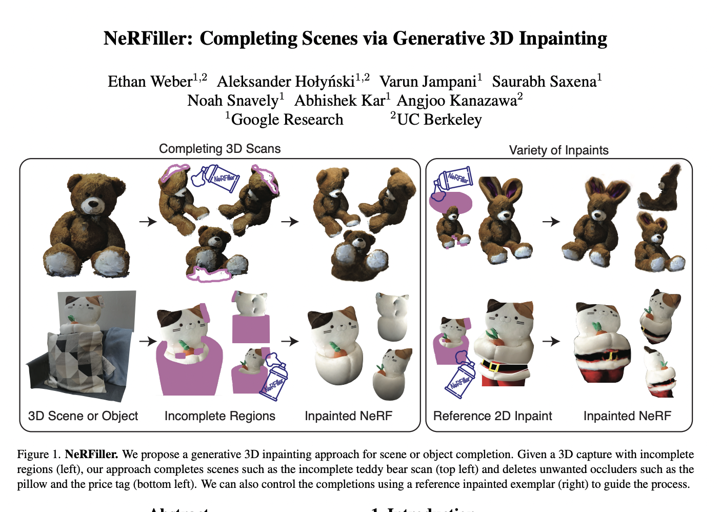 Este artículo sobre IA de Google y UC Berkeley presenta NeRFiller: un enfoque de inteligencia artificial que revoluciona la reconstrucción de escenas 3D utilizando modelos de difusión de pintura 2D