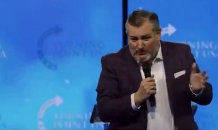 Ted Cruz celebra la Navidad llamando malos a los hombres liberales en la cama