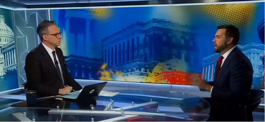 Jake Tapper hace que JD Vance se estrelle y se queme con las mentiras de la computadora portátil de Hunter Biden