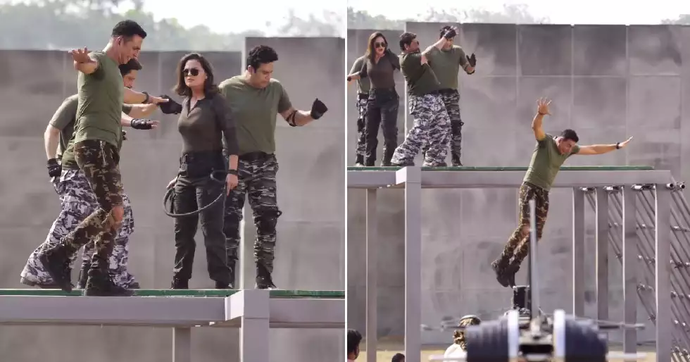 Ver: Akshay Kumar comienza a filmar Welcome to The Jungle con Lara Dutta y más