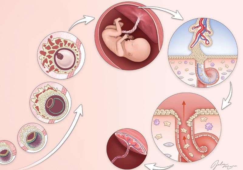 Infografía: El desarrollo temprano de la placenta prepara el escenario
