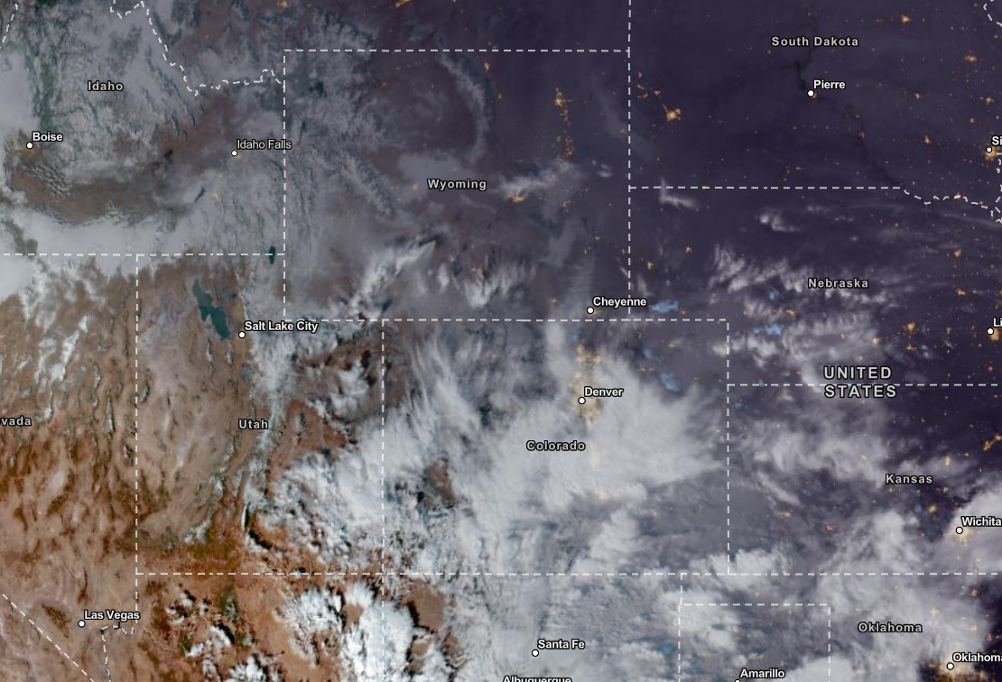 Clima en Wyoming, Colorado: condiciones tormentosas, dificultades para viajar para descargar entre semana