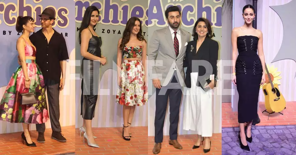Los Archies: Ranbir Kapoor, Bobby Deol, Katrina Kaif y otros asisten a la proyección de la película.  Fotos:
