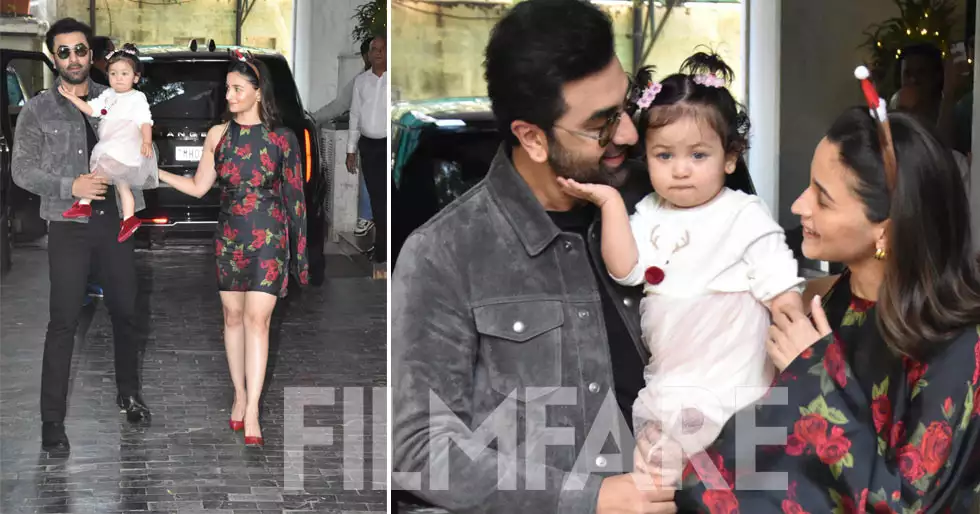 Alia Bhatt y Ranbir Kapoor hacen su PRIMERA aparición pública con su hija Raha.  Ver fotos: