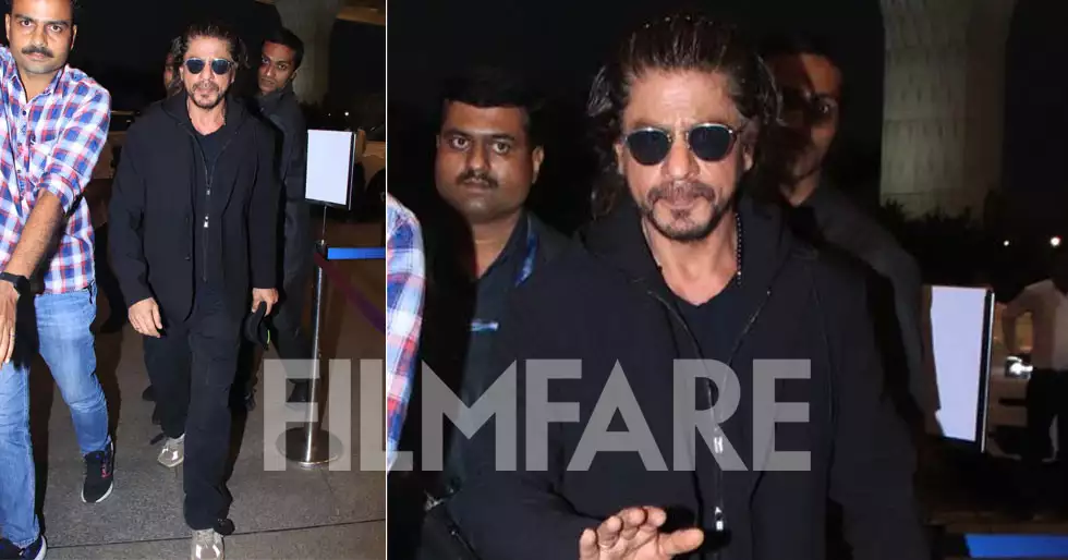 Shah Rukh Khan recibe un clic en el aeropuerto de Mumbai.  Ver fotos: