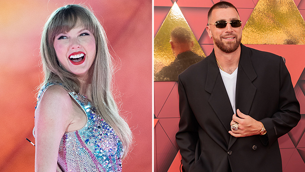 Taylor Swift y Travis Kelce empaquetan su PDA en una fiesta navideña: Foto – Hollywood Life