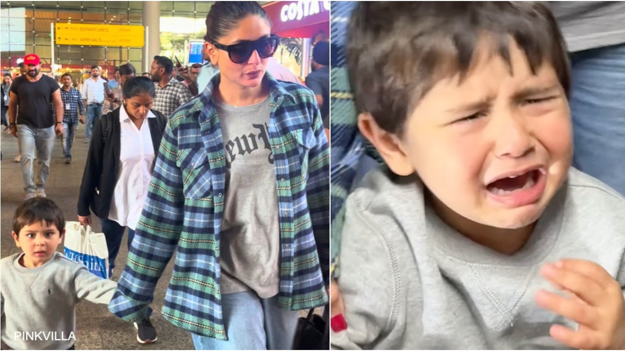MIRAR: Jehangir, el hijo de Kareena Kapoor-Saif Ali Khan, llora después de que le negaron el asiento delantero con su hermano Taimur en el automóvil