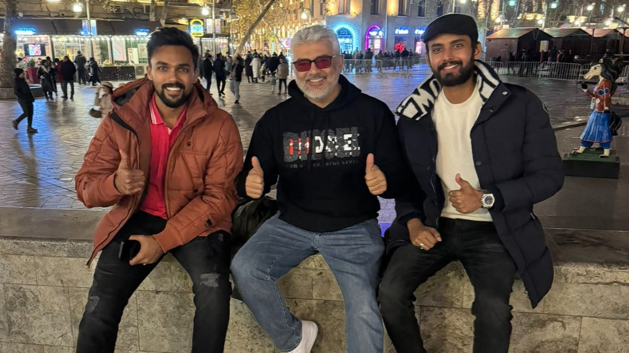 Ajith Kumar irradia estilo con un look deportivo tan genial en medio del rodaje de VidaaMuyarchi en Azerbaiyán