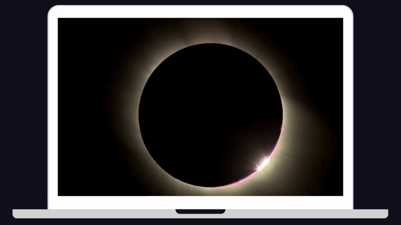 Eclipse solar total 2024: cómo verlo online gratis