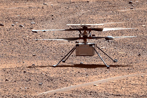 El ingenio del helicóptero Mars de la NASA finaliza su misión en el planeta rojo después de 3 años