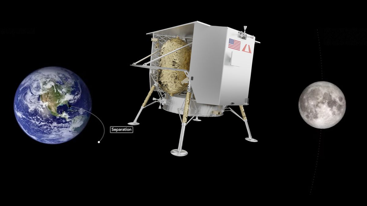 El módulo de aterrizaje lunar privado Peregrine sufre una anomalía después del histórico lanzamiento del cohete Vulcan, dice Astrobotic