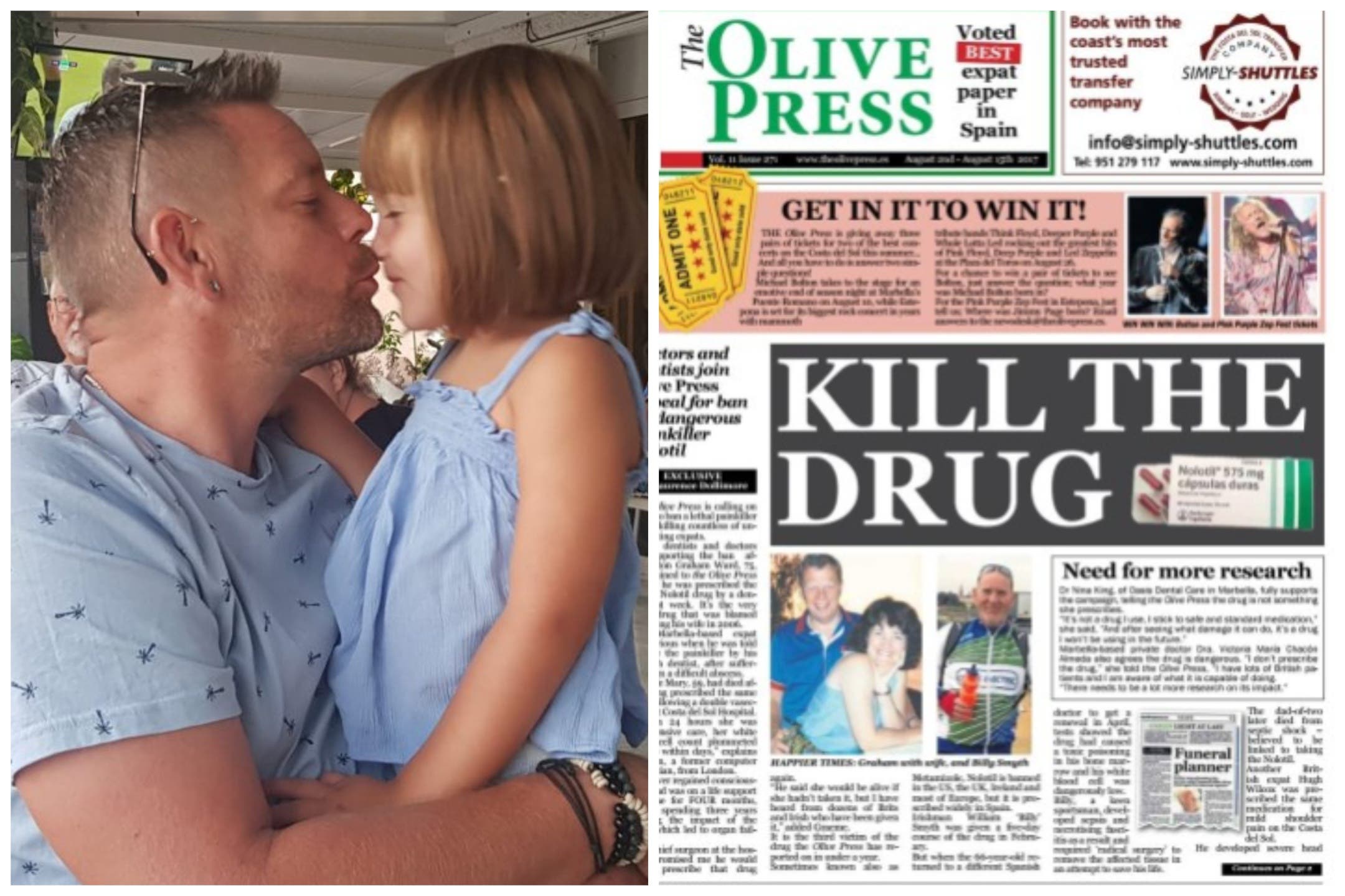 ‘Matar la droga’: juntos podemos evitar que se pierdan más vidas británicas mientras Olive Press relanza su campaña Nolotil