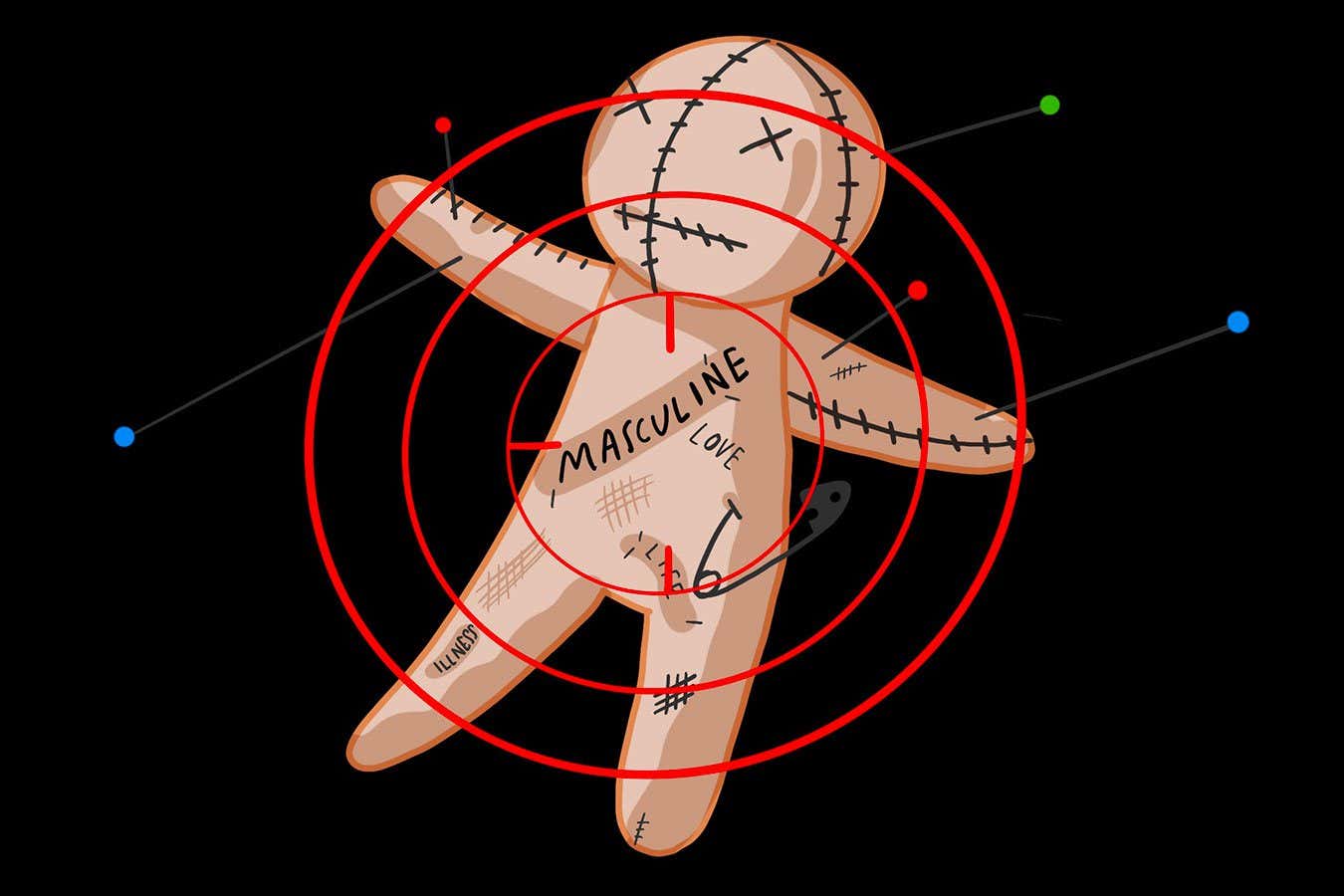 Lo que los muñecos vudú pueden enseñarnos sobre la masculinidad tóxica