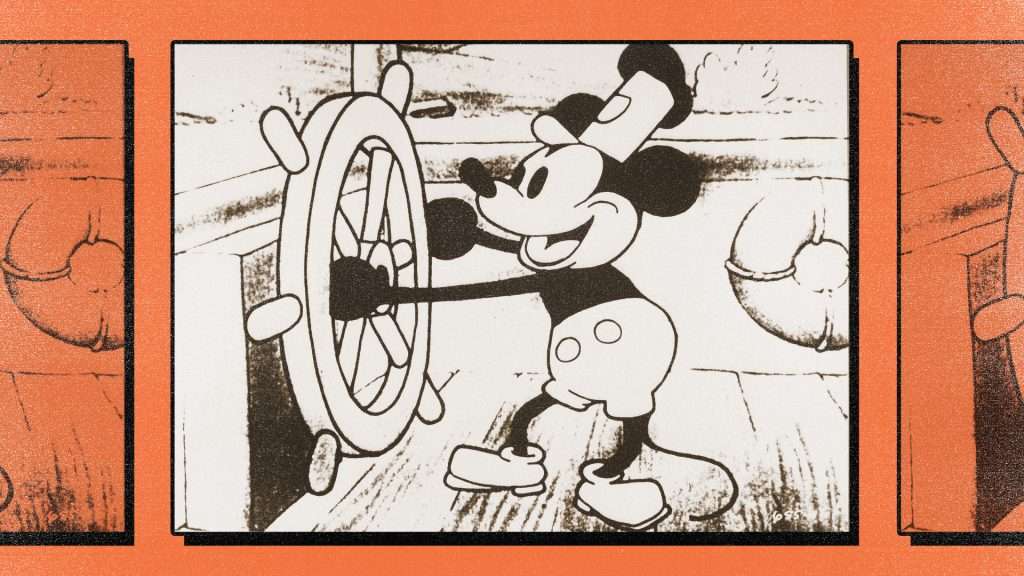 Mickey Mouse, la versión original de 1928, ahora es de dominio público