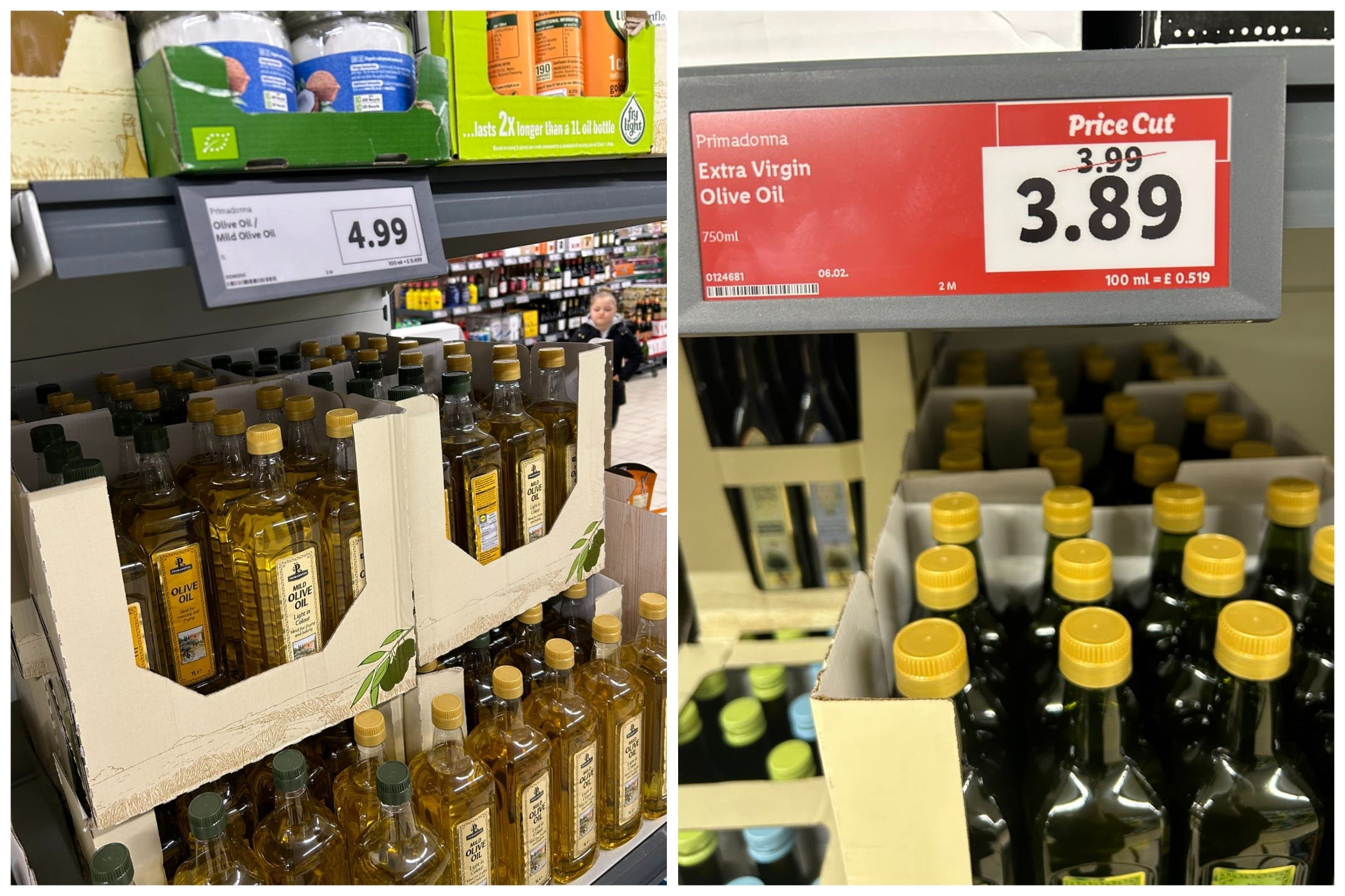Los compradores españoles están furiosos después de ver que el aceite de oliva envasado en España se vende MUCHO más barato en el Reino Unido, pero ¿hay algún problema?