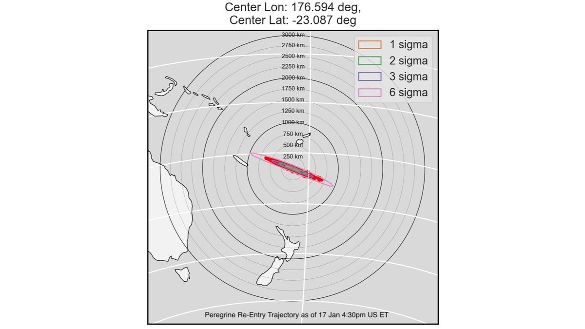 Se espera que el módulo lunar Peregrine averiado se estrelle hoy contra la Tierra