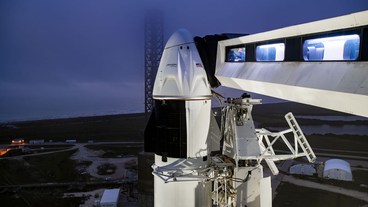 SpaceX en camino de lanzar la misión privada de astronautas Ax-3 el 17 de enero