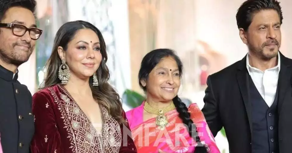 Recepción de Ira Khan-Nupur Shikhare: Shah Rukh Khan y Gauri Khan asisten