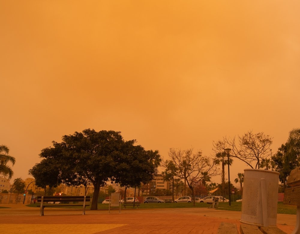 Peligroso aumento de la contaminación del aire provocado por el aire africano « Euro Weekly News
