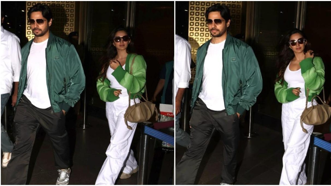 MIRAR: Sidharth Malhotra y Kiara Advani regresan a la bahía con estilo;  mira su apariencia en el aeropuerto