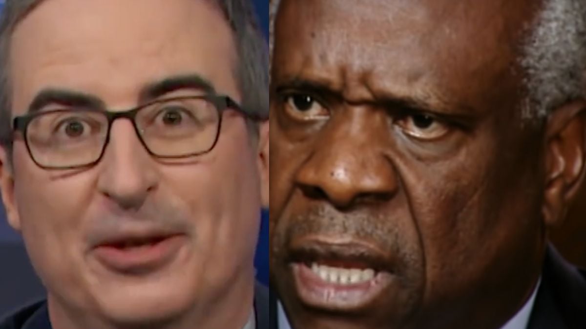 El comediante liberal John Oliver ofrece a Clarence Thomas 1 millón de dólares al año para ‘sacar la mierda de la Corte Suprema’
